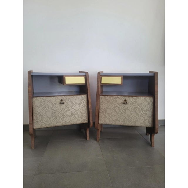 Mid-Century Italian Nightstands, 1970s, Set of 2 For Sale - Image 17 of 17