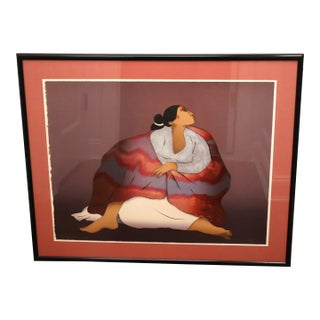 1984 R. C. Gorman Signed Lithograph For Sale