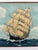 Mid-Century Modern Clipper Ship at Sea Painting Framed For Sale - Image 3 of 7
