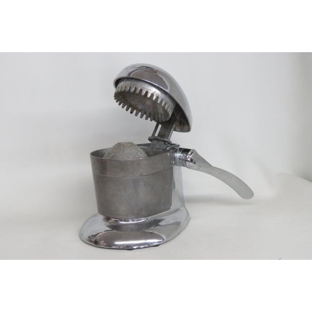 Rival Tilt Top Juice O Mat Hand Press Juicer Deco Chrome Industrial Style 4502b For Sale - Image 12 of 18