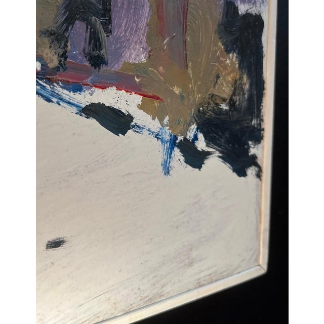 Jean Krille, Landscape 132, Oil on Masonite For Sale - Image 10 of 12