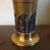 Early 19th Century Antique Early 19th Century French Empire Porcelain Gold Trumpet Vase with Flower Garland For Sale - Image 5 of 12
