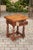Brown Italian 1870s Walnut Side Table with Dentil Molding, Drawer and Turned Base For Sale - Image 8 of 11