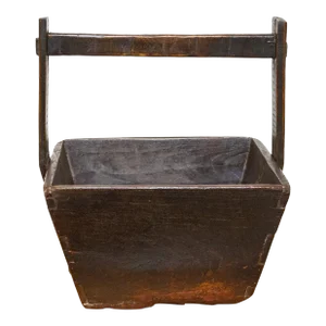 Antique Chinese Vegetable Wooden Basket