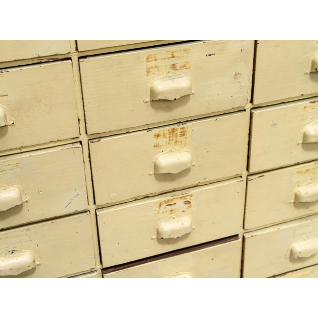 Antique 40-Drawer Workshop Cabinet, 1940 For Sale - Image 11 of 12