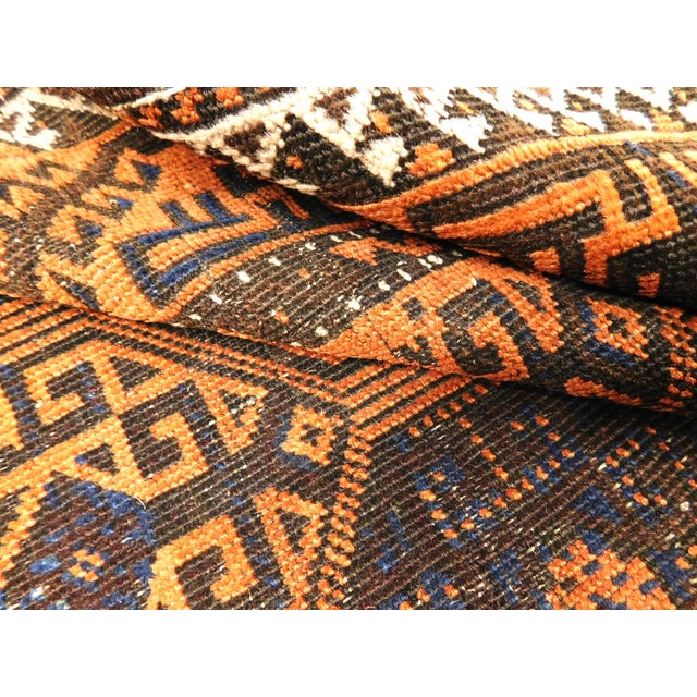 Antique Persian Baluchi Tribal Rug. 3'1"x 5'5" For Sale - Image 14 of 15