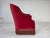 Danish Highback Armchair in Velour with Ash Legs, 1970s For Sale - Image 11 of 18