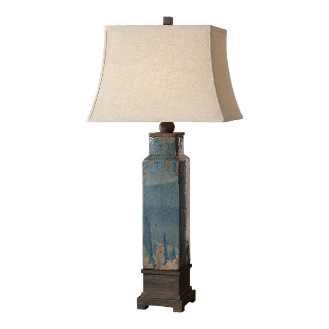 Soprana Blue Table Lamp For Sale