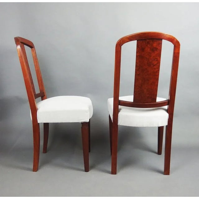 Set of Art Deco Chairs For Sale - Image 9 of 10