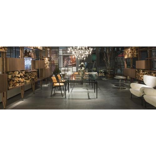 Cassina Tl3 Table in Black Dyed Wood and Glass by Franco Albini for Cassina For Sale - Image 4 of 9