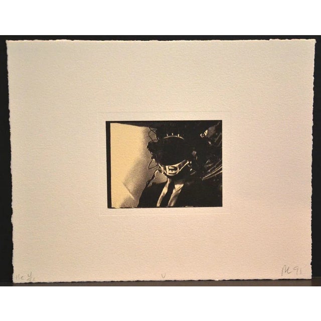 A Single Frame - From the “Mnemonic Pictures Folio” - Photolithograph by R.Longo 1995 For Sale - Image 9 of 10