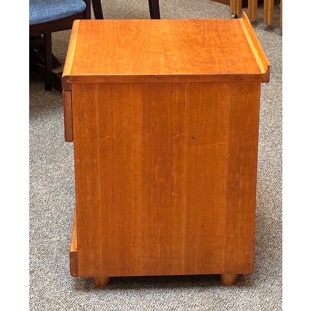 Pair of Vintage Teak Nightstands With Open Cabinet Space and Single Drawer c.1970 For Sale - Image 10 of 13