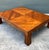 Vintage Chevron Wood Coffee Table For Sale - Image 12 of 12