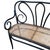 Brown 1865 Vienna Secession Scrolling Bentwood & Caine Settee Bench byThonet For Sale - Image 8 of 9