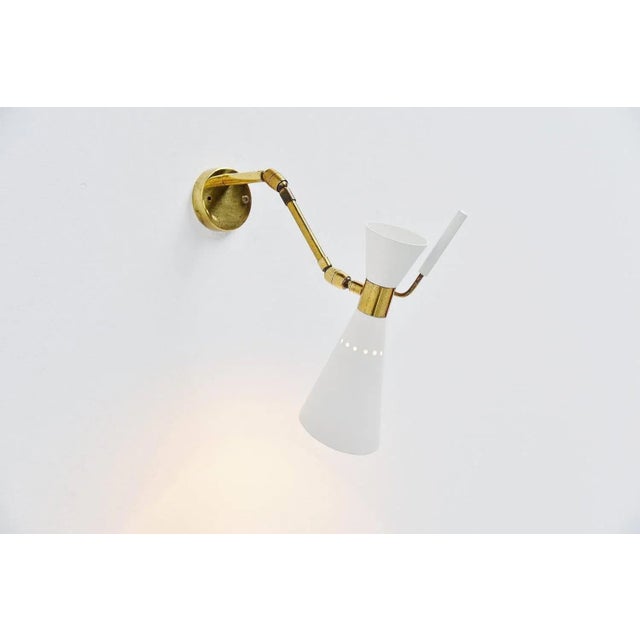 1950s Diabolo Wall Lamp attributed to Stilnovo, Italy, 1950 For Sale - Image 5 of 7