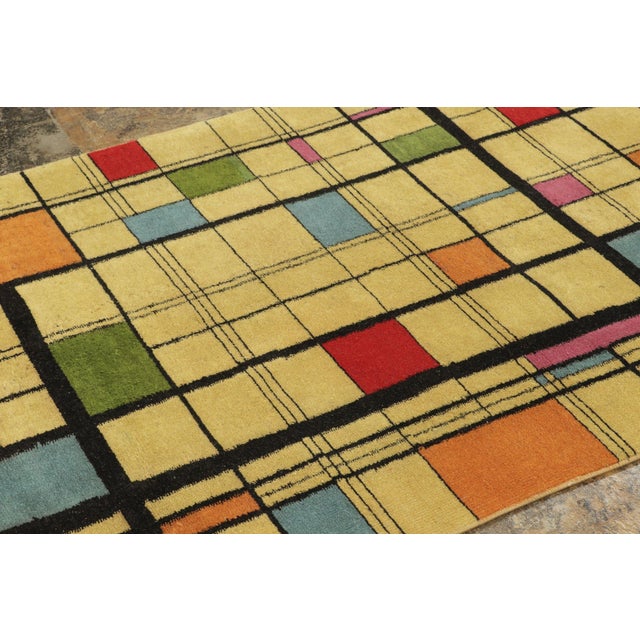 Rug & Kilim Vintage Mid-Century Modern Wool Runner, by Rug & Kilim, Turkey For Sale - Image 4 of 9