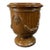Large French Anduze Garden Urn in Honey Brown Glaze For Sale