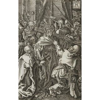 After Dürer, The Carrying of the Cross, 17th-Century, Copper on Paper For Sale