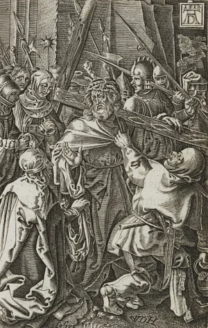 After Dürer, The Carrying of the Cross, 17th-Century, Copper on Paper