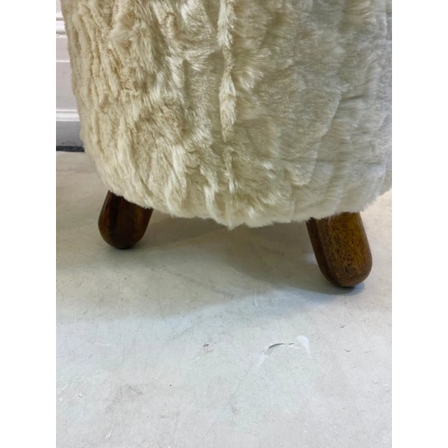 Wood Early 21st Century Modernist Stools - A Pair For Sale - Image 7 of 8