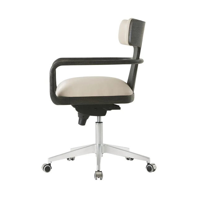 2020s Dark Modern Desk Chair For Sale - Image 5 of 5
