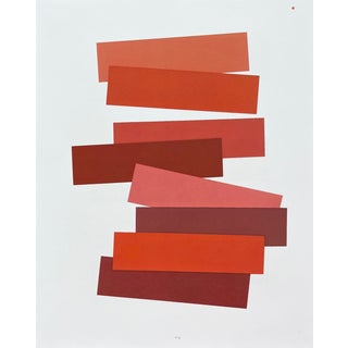 2009 Josef Albers the Interaction of Color Plate v-3-Red For Sale