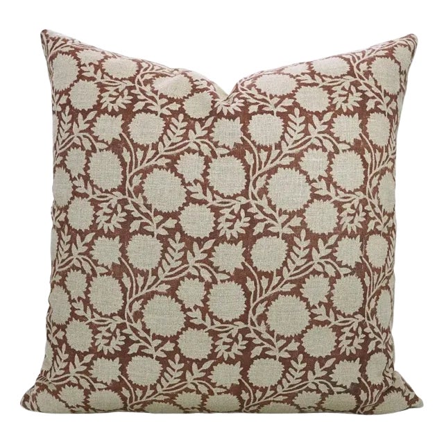 Fabdivine Floral Print Cushion Cover for Home 14x20 Inch Rajat For Sale