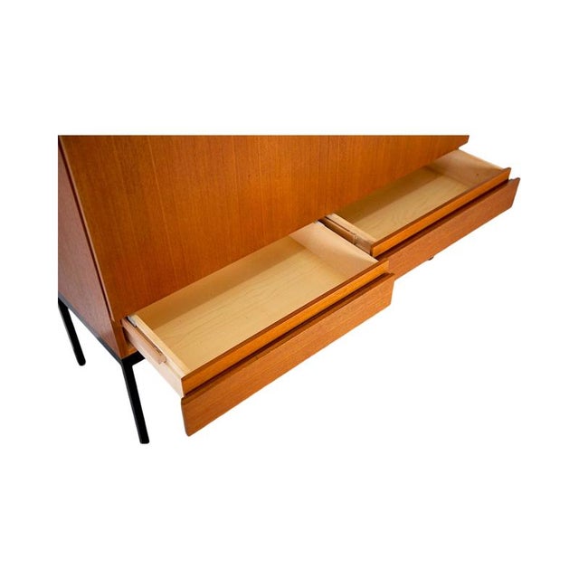 This rare highboard is an outstanding example of mid-20th-century modernism. Designed by dieter waeckerlin in 1958 for...