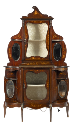Cabinet with Noble Wood Top, 1800s