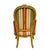 20th-Century French Louis XV Bergère en Cabriolet Chairs With Striped Upholstery - A Pair For Sale - Image 18 of 18