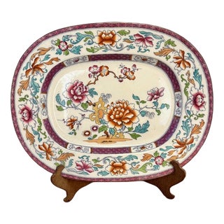 Large Antique Victorian Meat Platter, 1880 For Sale