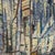 French Mid 20th Century France Blue Wood Painting For Sale - Image 3 of 15