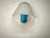 Metal Light Blue Wall Light from Veart, 1980s For Sale - Image 7 of 9