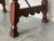 19th Spanish Side Table With Cared Turned Legs and Iron Stretcher For Sale - Image 10 of 11