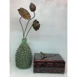 1980s Tessellated Horn Jewelry Box For Sale - Image 9 of 11