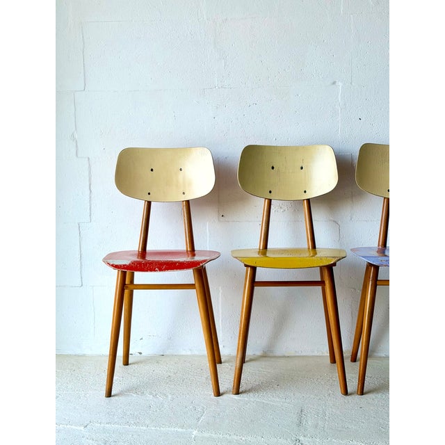 Dining Chairs from Ton, 1960, Set of 4 For Sale - Image 18 of 18