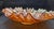 1910s Fenton Marigold 1910 Carnival Art Glass Stippled Rays 3-1 Ruffled Edge Serving Bowl Candy Dish For Sale - Image 5 of 9
