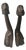 Vintage Mid-Century African Companion Wood Sculptures - A Pair For Sale