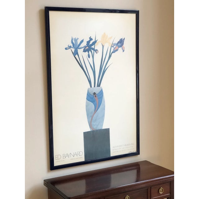 1980 Ed Baynard Watercolors Exhibition Lithograph -- Framed For Sale - Image 9 of 13