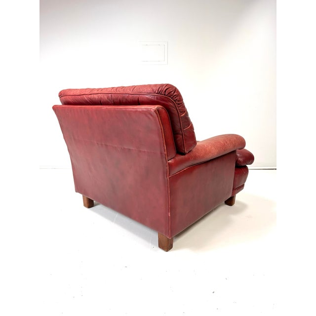 1960s 1960s Attributed to Arne Norell Leather “Mexico” Lounge Chair For Sale - Image 5 of 11