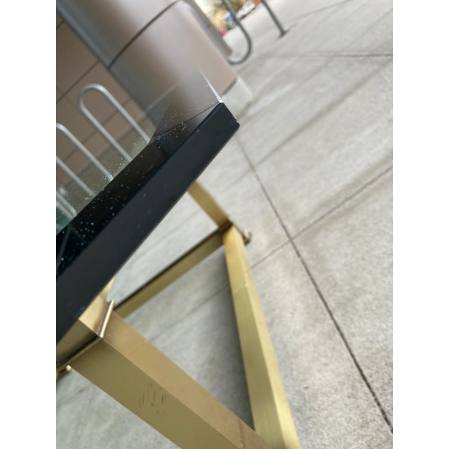 Brass Profile Coffee Table From Mastercraft For Sale - Image 10 of 13