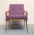 Violet Boomerang Armchair in Cherry, 1950s For Sale - Image 13 of 13