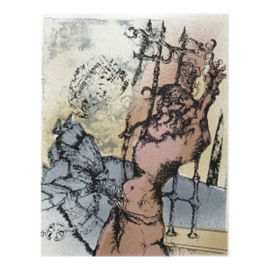 1979 Luc Simon Original Lithograph Untitled 1