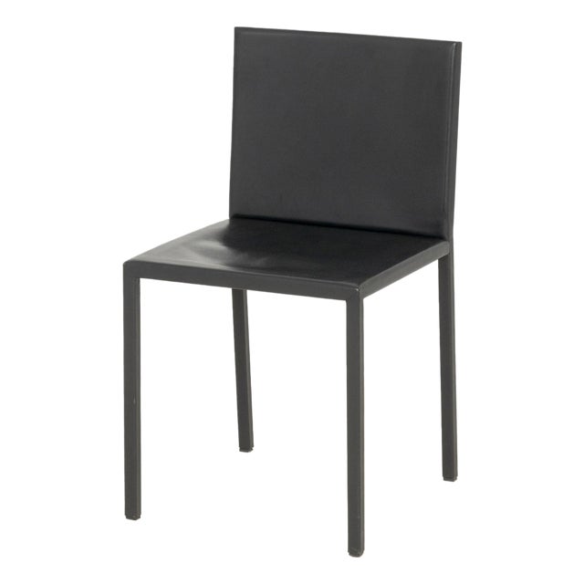 Fabian Baron X Capellini Leather Side Chair For Sale