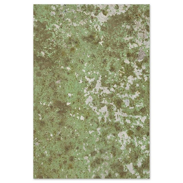 Metal Antique Cradle in Cast Iron and Patinated Green Metal For Sale - Image 7 of 8