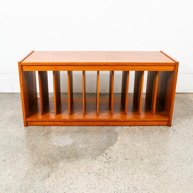 Unique teak vinyl storage cabinet. Fantastic piece that's ready for use to storage records and can be a great place for...