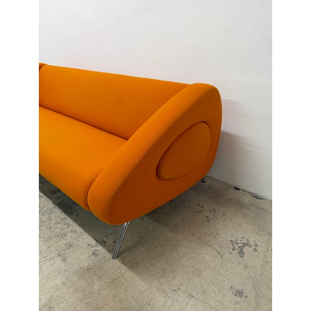 Metal Michiel Van Der Kley Orange Isobel Sofa for Artifort, 2000s For Sale - Image 7 of 18