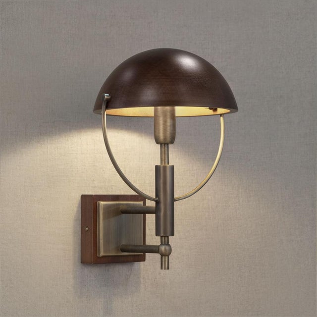 Contemporary Faraday Wall Lamp by Wood Tailors Club For Sale - Image 3 of 17