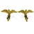 Black Unknown, Carved and Gilded Wooden Eagles, 1800s, Gold Leaf & Pinus Cembra, Set of 2 For Sale - Image 8 of 9
