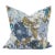 24 x 24 Stanton Turquoise Pillow - Down Alternative Insert For Sale
